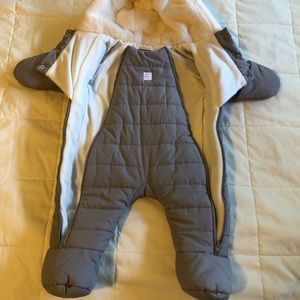 Jacadi Baby Snowsuit (Gray)